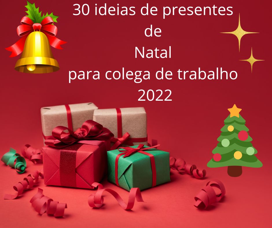 30 ideias de presentes de Natal para colega de trabalho 2022 - Ideias  Presentes
